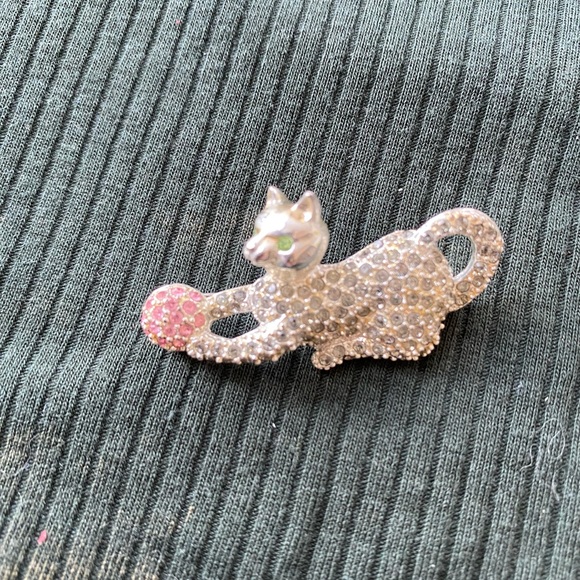 Monet vintage kitty brooch - Picture 2 of 4